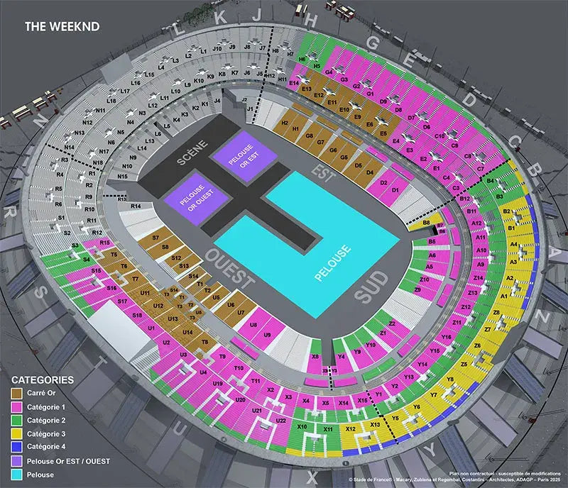 THE WEEKND 2026 [4] AFTER HOURS TIL DAWN TOUR Mercredi 8 juillet 2026